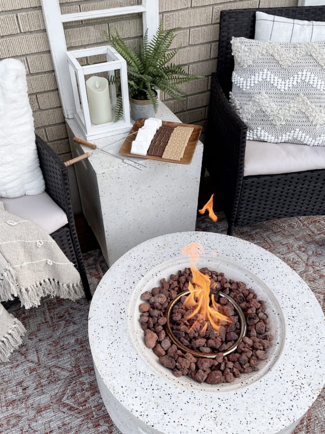 Patio Refresh and S’mores