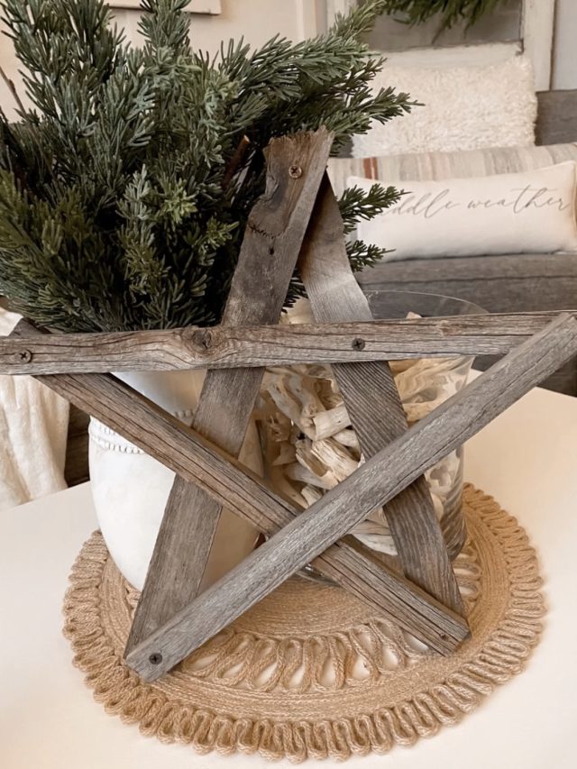Rustic Barnwood Star: DIY