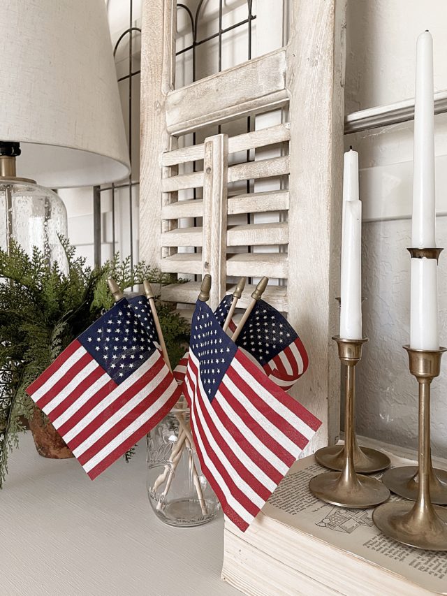 Simple Patriotic Decor